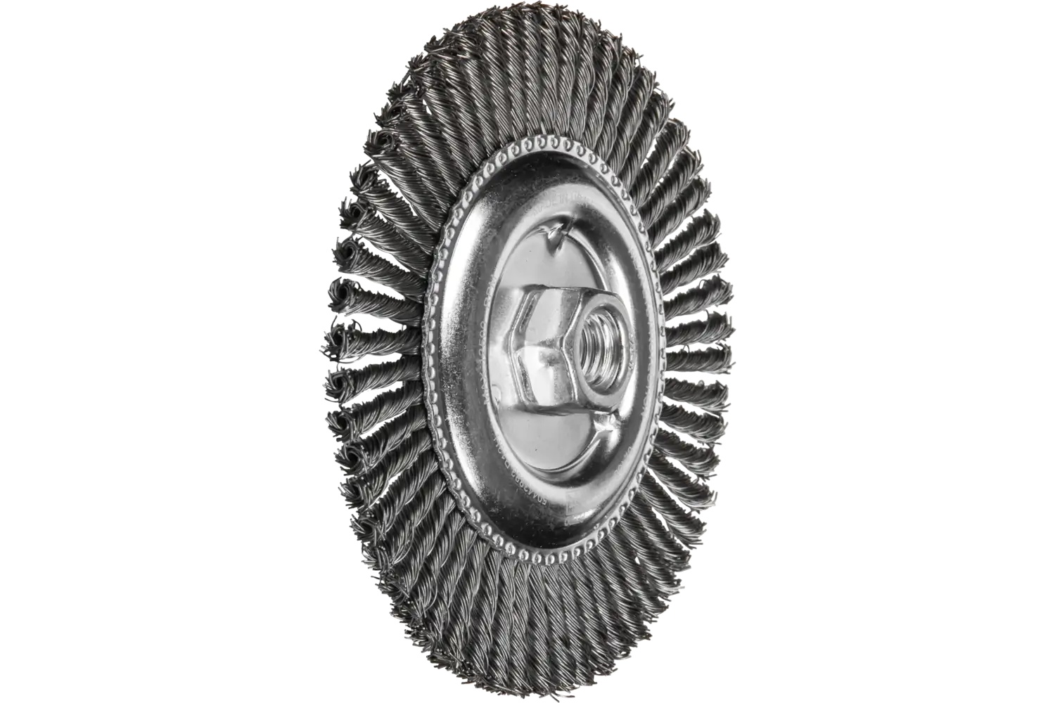 Picture of Pferd Stringer Bead Wheel Brush 6" Dia .020 Carbon Steel 5/8-11" Thread .023